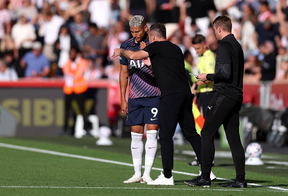 De Zerbi says Richarlison's omission from Tottenham squad was not his decision